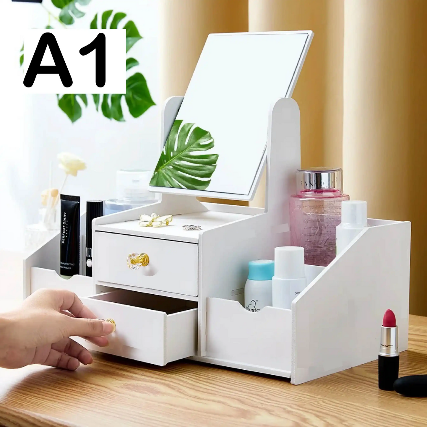 GlamBox – منظم المكياج العصري